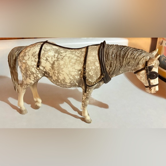 Breyer Horse Dapple Grey Old Timer Horse No Hat - Picture 5 of 5